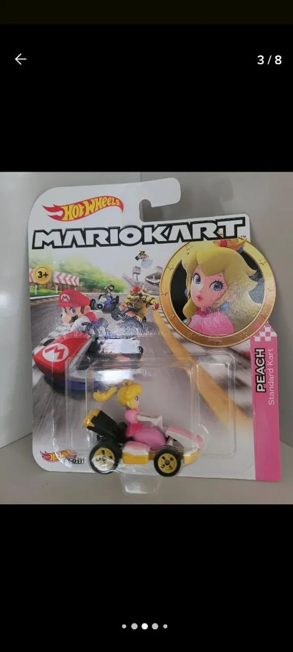 Mario Kart Hot Wheels Coleção Kit Com 6 - Foto 2
