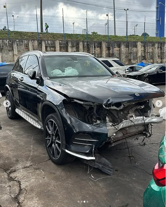 SUCATA MERCEDES BENZ GLC 43 AMG 3.0 V6 TURBO 367CV 2018
