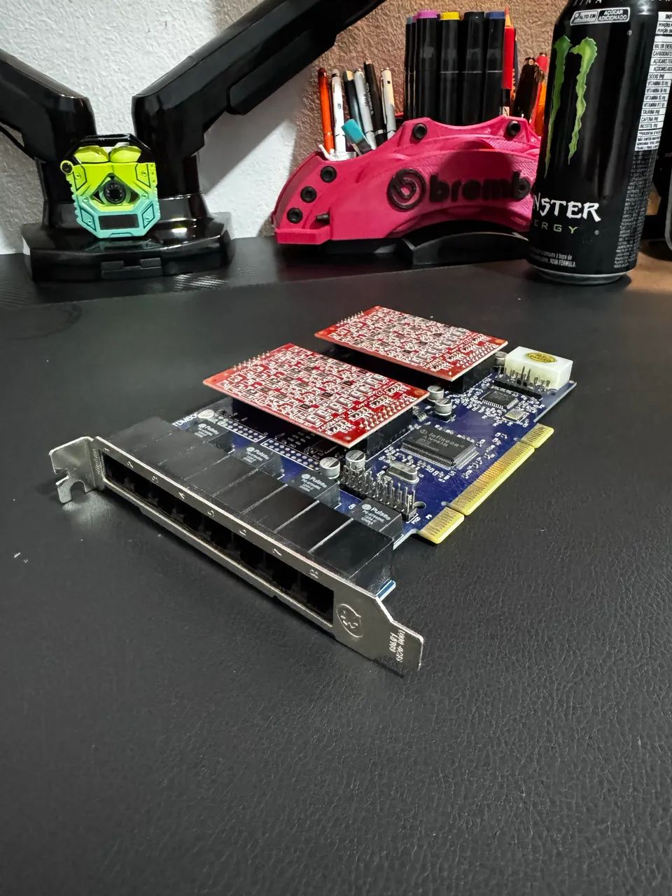 Placa Asterisk Tdm800p 8 Fxo Asterisk - Foto 3