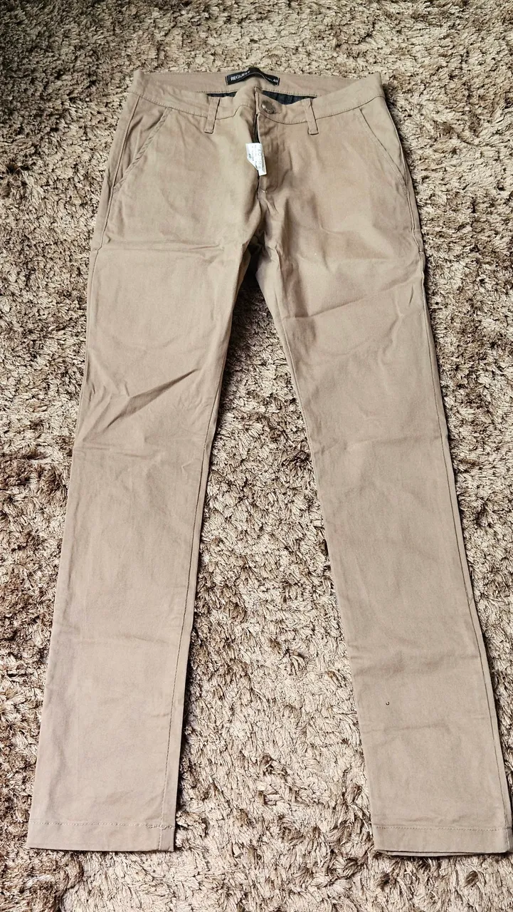 Calça Social Bege Request Original