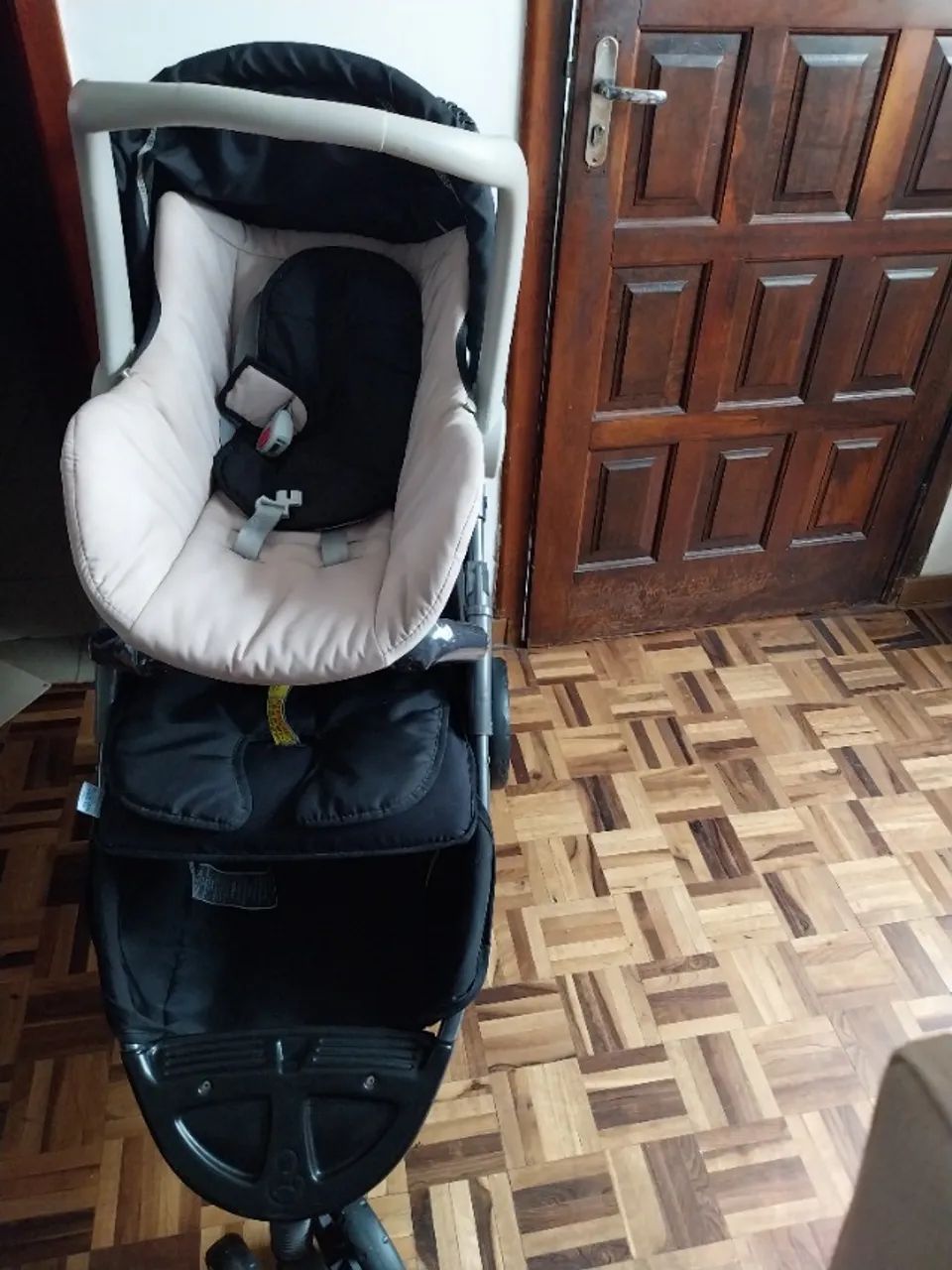 Carrinho+bebê conforto  - Foto 4