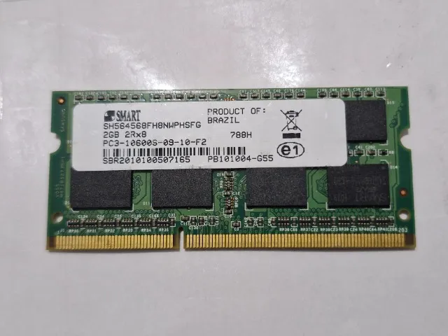 Memória Smart Ram 2gb 1x4gb Smart Sh564128fh8nzqnsfg