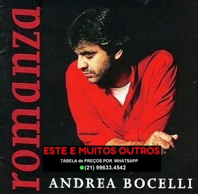 4 Cds do cantor Andrea Bocelli - Foto 3