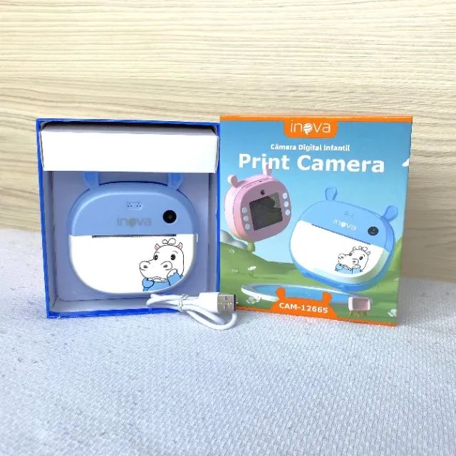 Câmera Infantil com Impressão Instantânea (Azul) - Foto 3