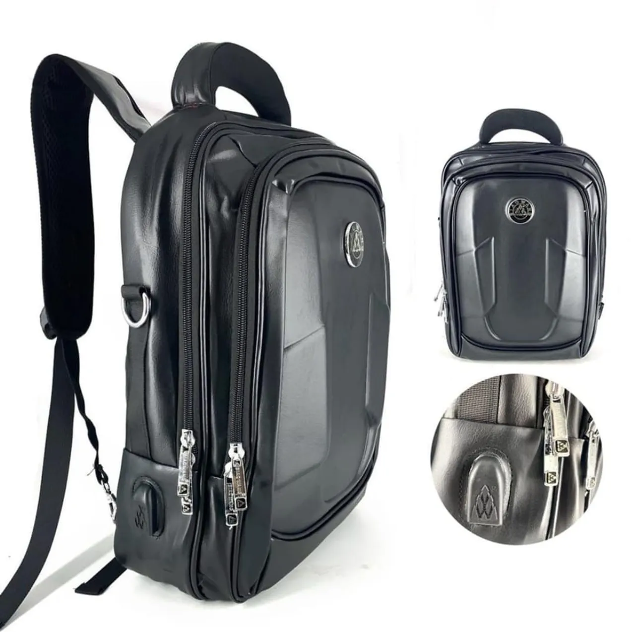 Mochila Masculina de Couro
