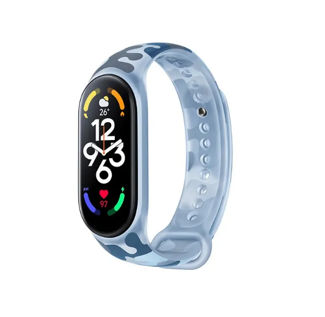 Pulseira Camuflada para Xiaomi Mi Band 5 e 6