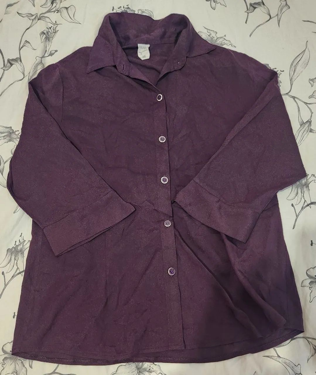 Camisa feminina roxa