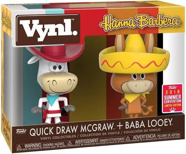 Funko Vynl. Pepe Legal - Quick Draw McGraw + Baba Looey Hanna Barbera