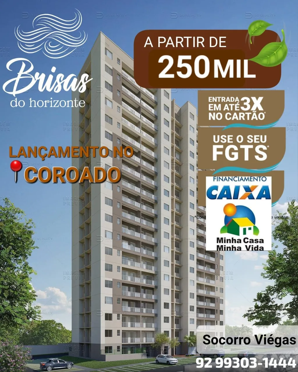 LANÇAMENTO NO BAIRRO COROADO IMPERDÍVEL COM ELEVADOR E 2 QUARTOS - Manaus - AM