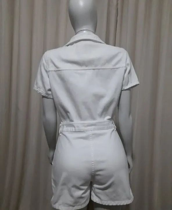 Macacão Branco Feminino - Foto 3
