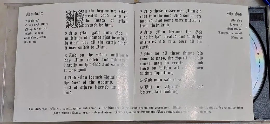 Cd Jethro Tull Aqualung, difícil de encontrar, para colecionador ótimo estado - Foto 3