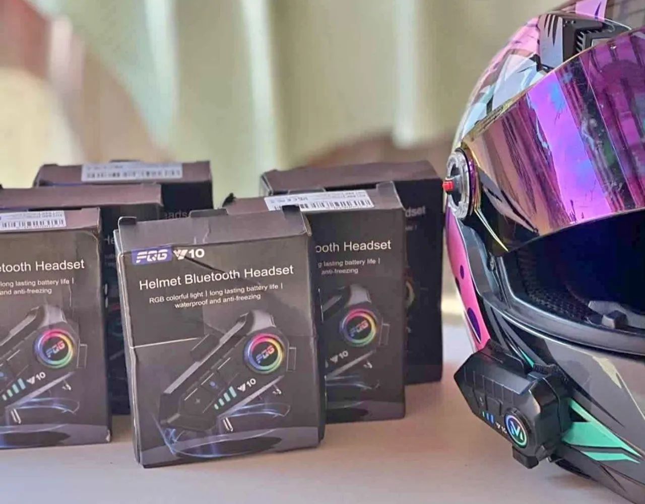 FGG V10 Bluetooth Headset for Helmet