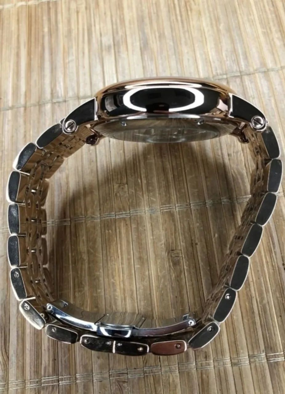 Relógio Estilo Patek Skeleton em Aço Inoxidável 904L - Foto 4
