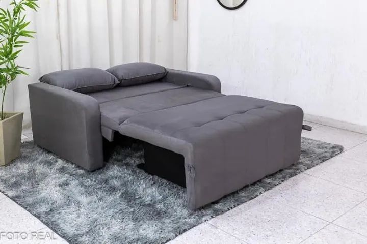 Sofá Cama Amora New Larg. 1.37m - Entrega Rápida Produto Novo  - Foto 5