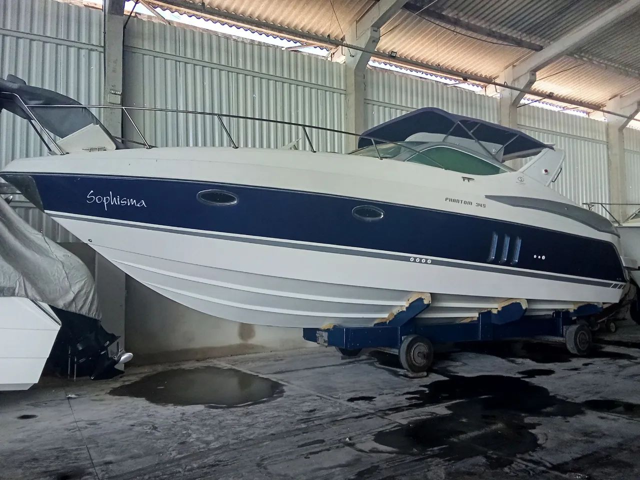 Phantom 345 muito conservada lancha de garagem 