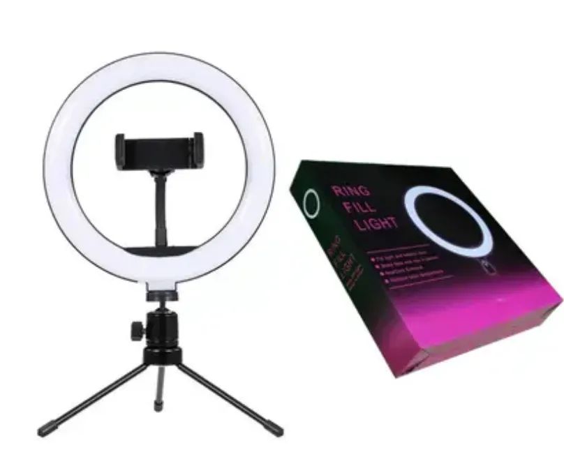 Ring Light com Tripé- 6 polegadas- 16cm