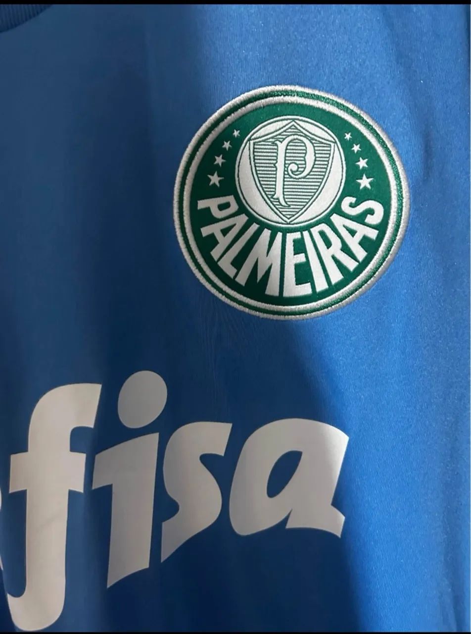 Camiseta Goleiro Palmeiras Azul - G - Foto 2