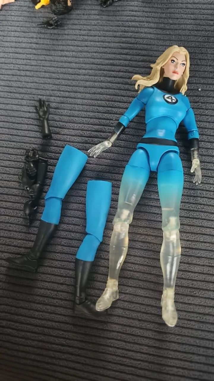 Marvel Select Coisa e Mulher Invisivel Quarteto Fantastico - Foto 2