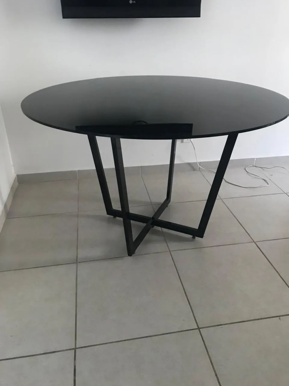 Mesa oppa (tampo de vidro) + 4 cadeiras. - Foto 3