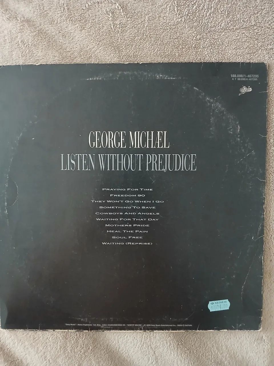 Disco Vinil usado George Michael - Listen Without Prejudice - Foto 2