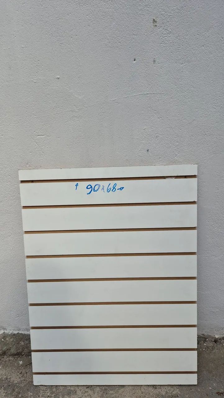 Painel Canaletado Branco MDF