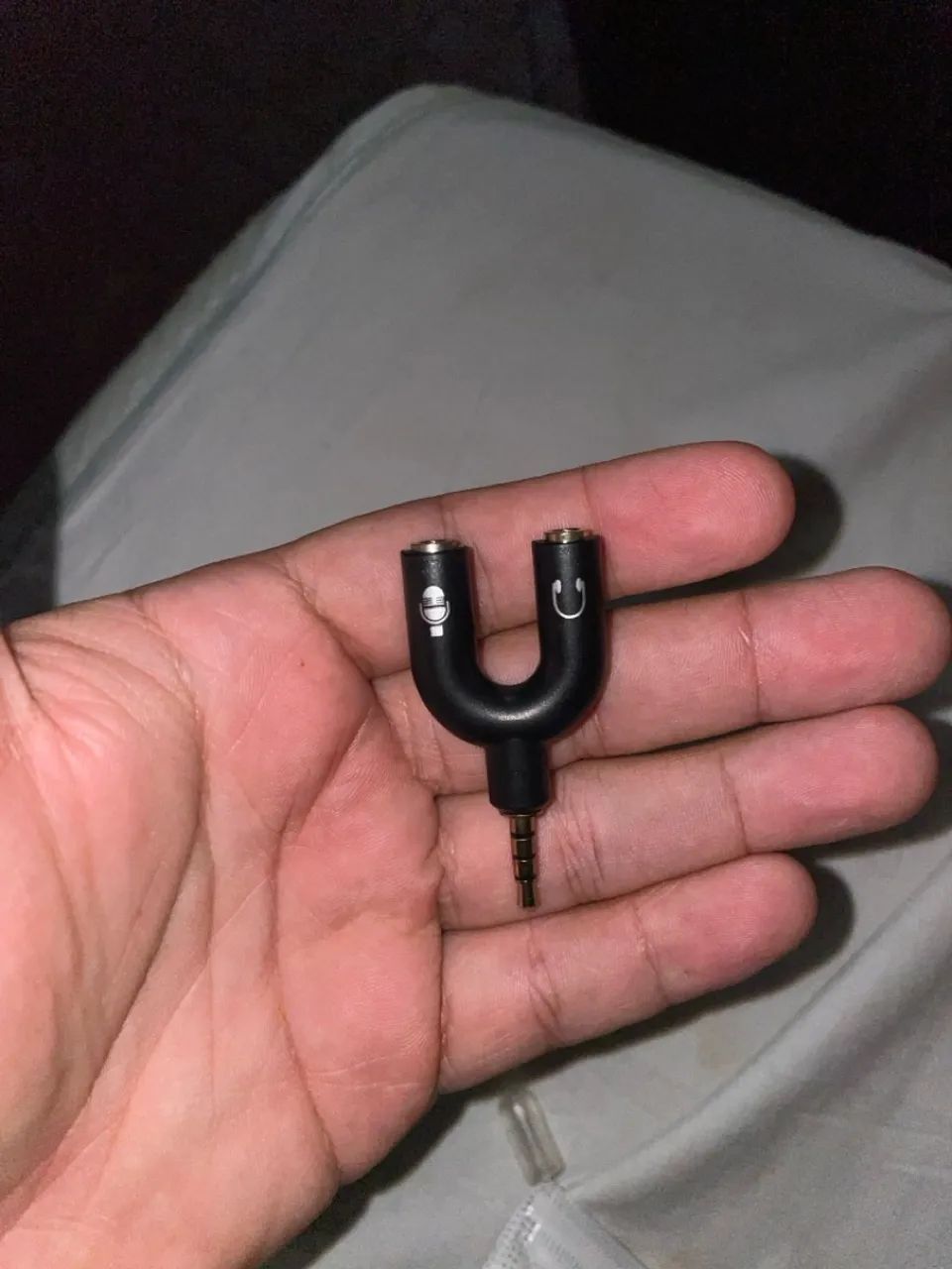 Adaptador P2 para Fone e Microfone - Foto 2