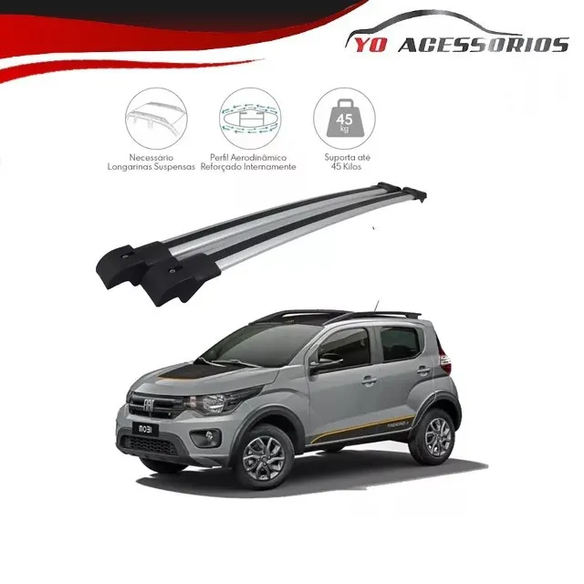 Rack Teto Mobi Trekking 2021 2022 Travessa Aluminio Larga