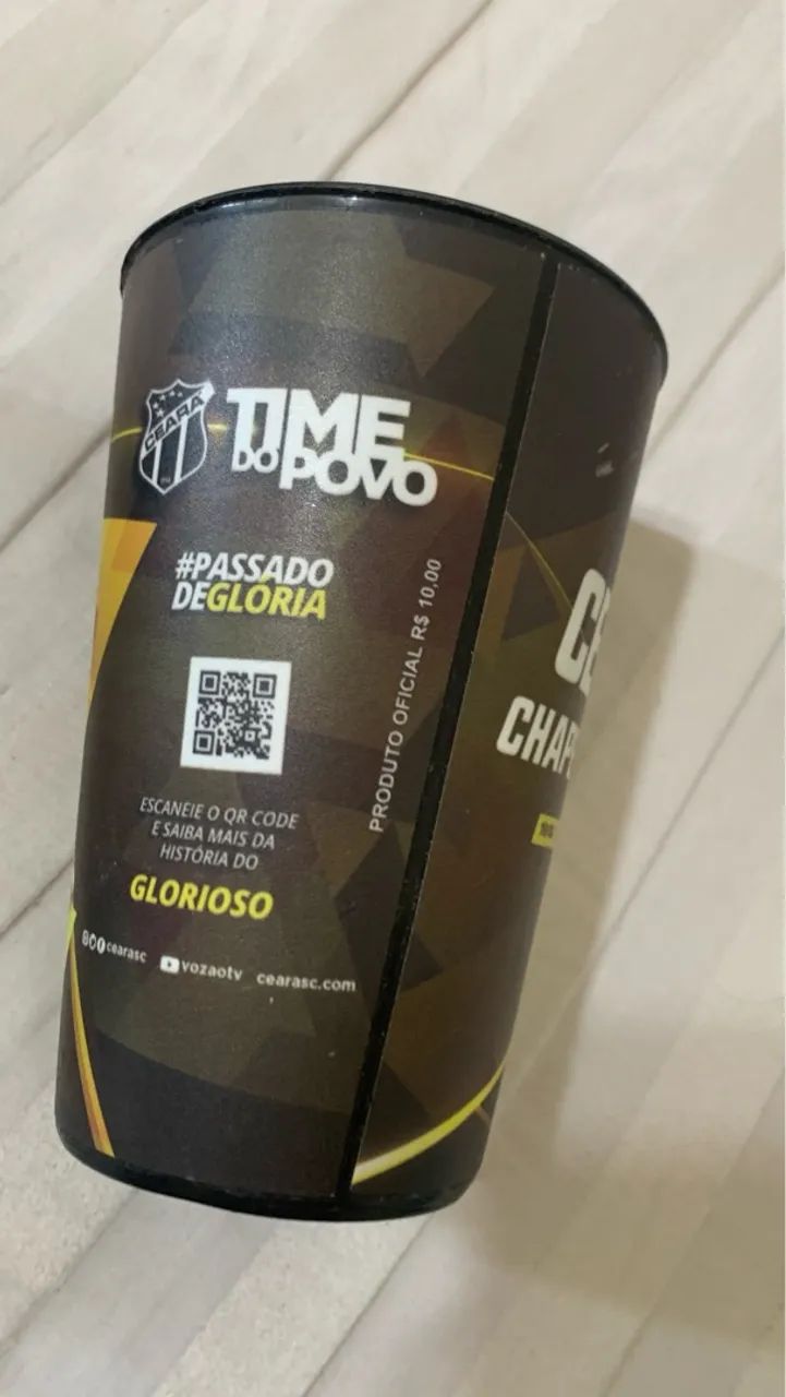 Copo do jogo Ceará x chapecoense 2019 - Foto 2