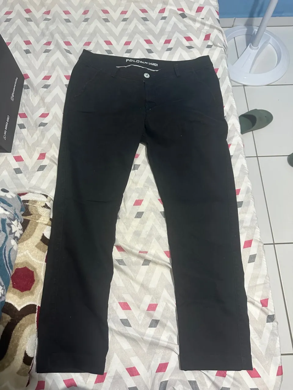 Calça Preta Polo Ralph Lauren