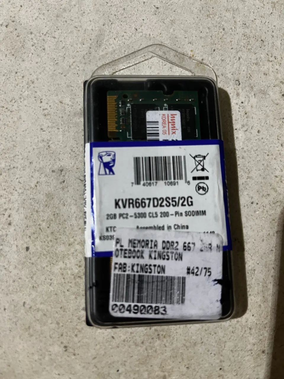 2GB RAM Memory64396502756610120