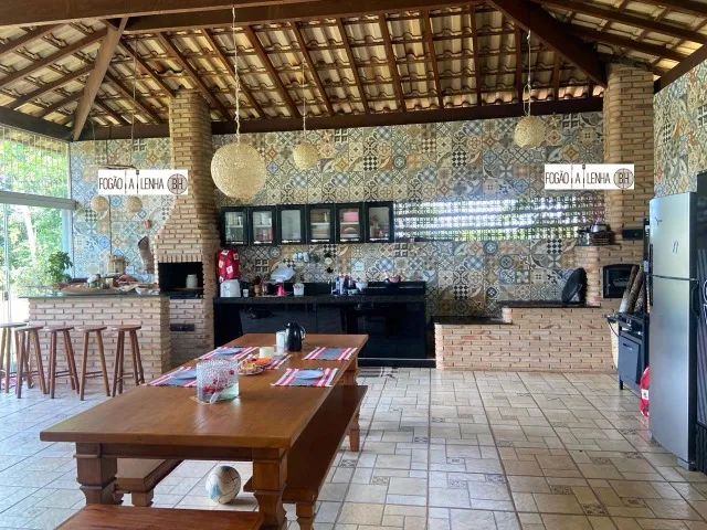 Fogão a Lenha e Forno de Tijolinho a vista - Foto 6