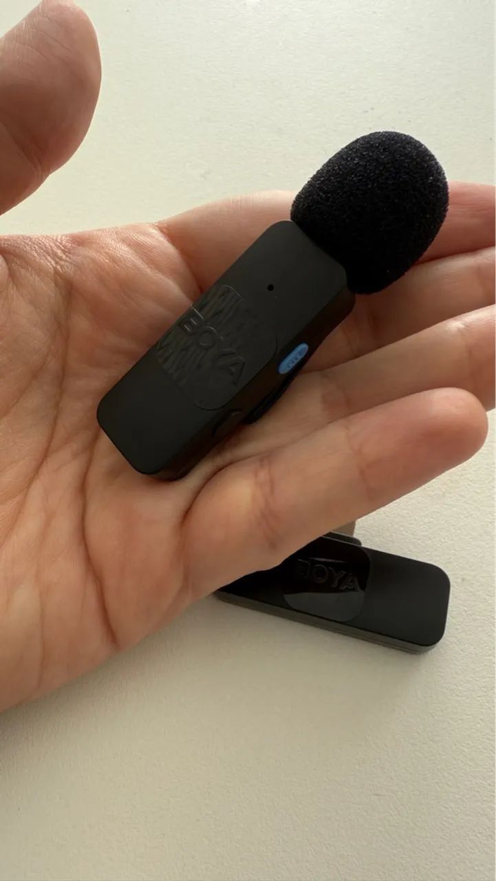 Microfone Lapela Boya para IPhone e IPad - Pacote Duplo - Foto 2