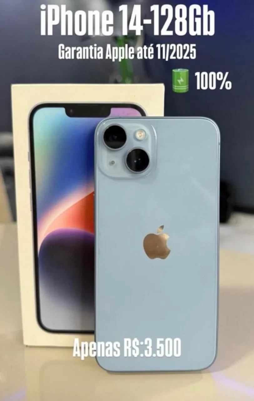 iPhone 14 novo garantia Apple