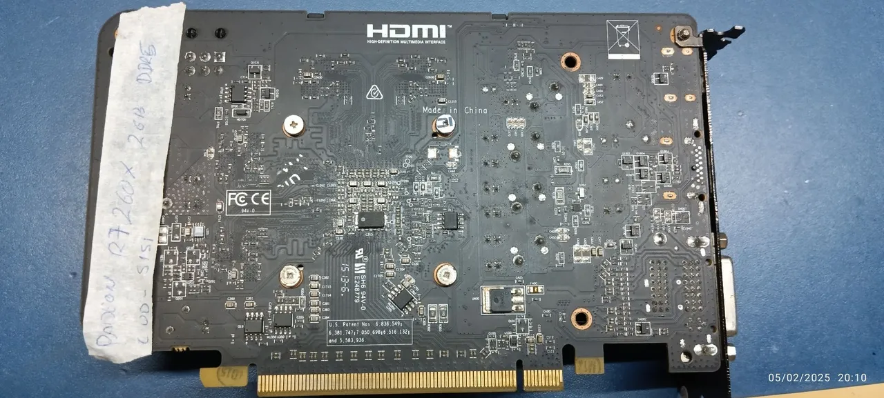 Placa de Vídeo Radeon R7 260X defeito