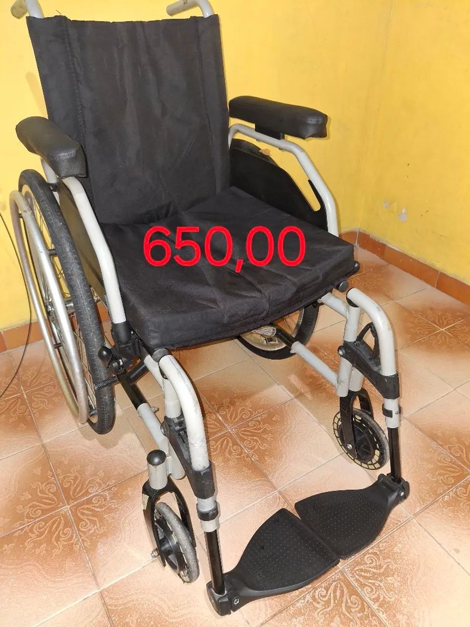 Cadeira de rodas ortobras 120kg - Foto 2