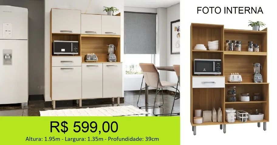 Kit de cozinha com amplo espaço - Foto 3
