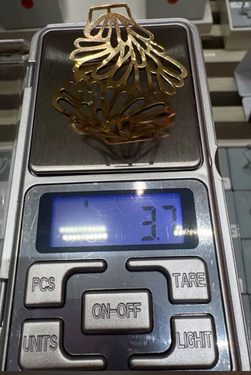 conjunto vivara pavão dourado ouro 18k perfeito!! - Foto 4