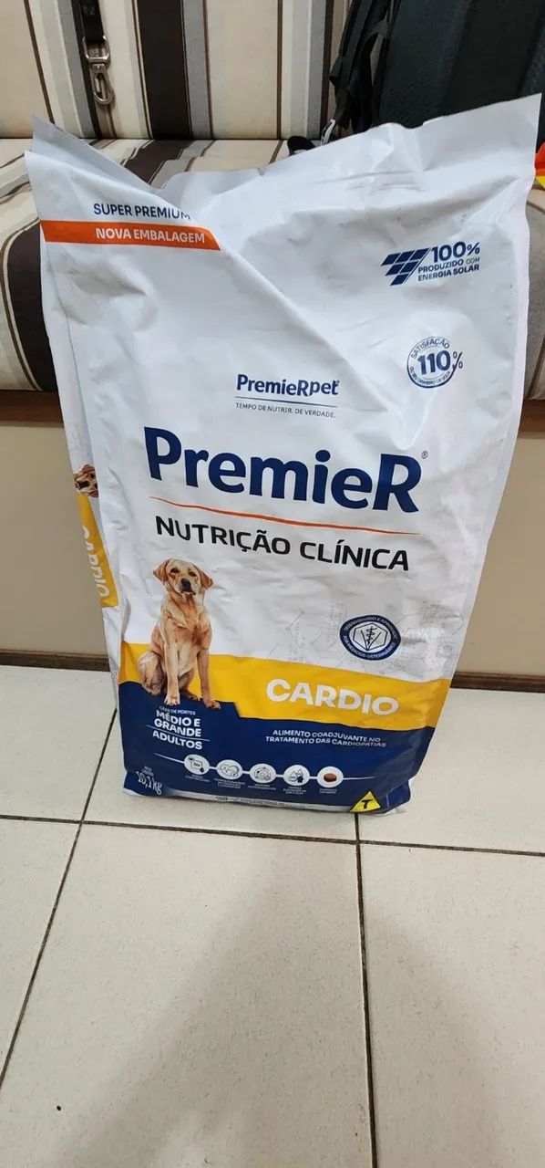 Ração Premier Nutrição Clínica Cardio Cães Adultos Porte Médio e Grande 10,1 kg - Foto 2