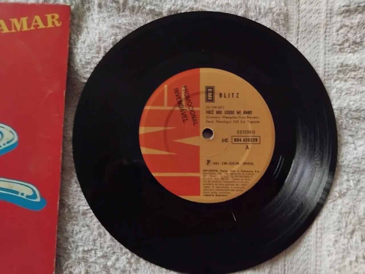  LP de Vinil compacto Banda Blitz - "Você não soube me amar" 1982 - Foto 5