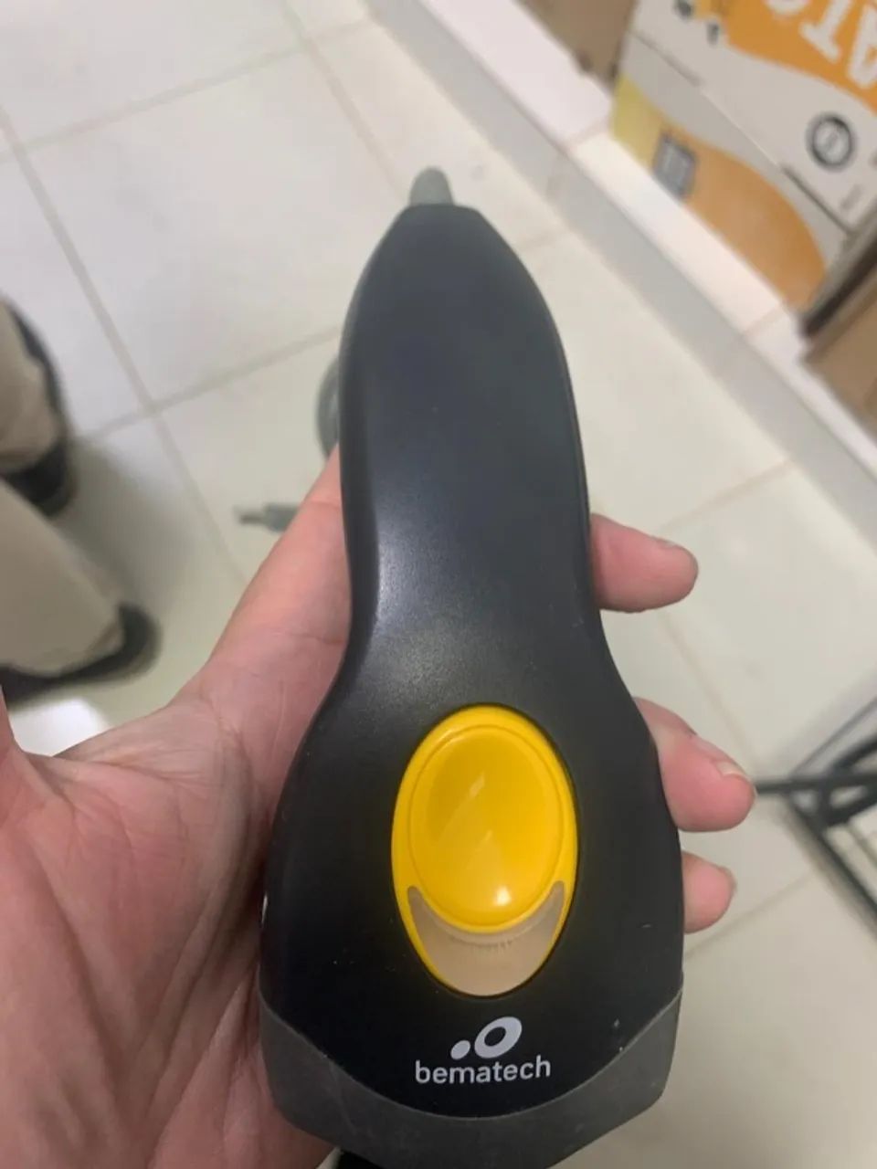 PROMO!!! Leitor De Código Barras Bematech Aquila S-100 Usb 1d Preto (usado) - Foto 2