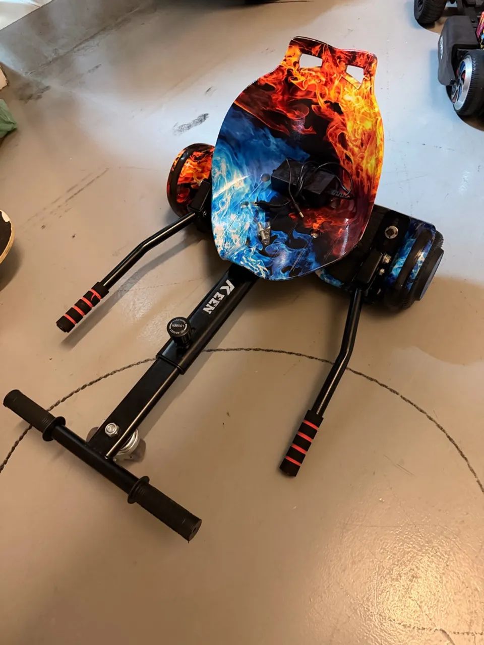 Kit Hoverkart Com Hoverboard E Assento Ajustável Presente - Foto 2