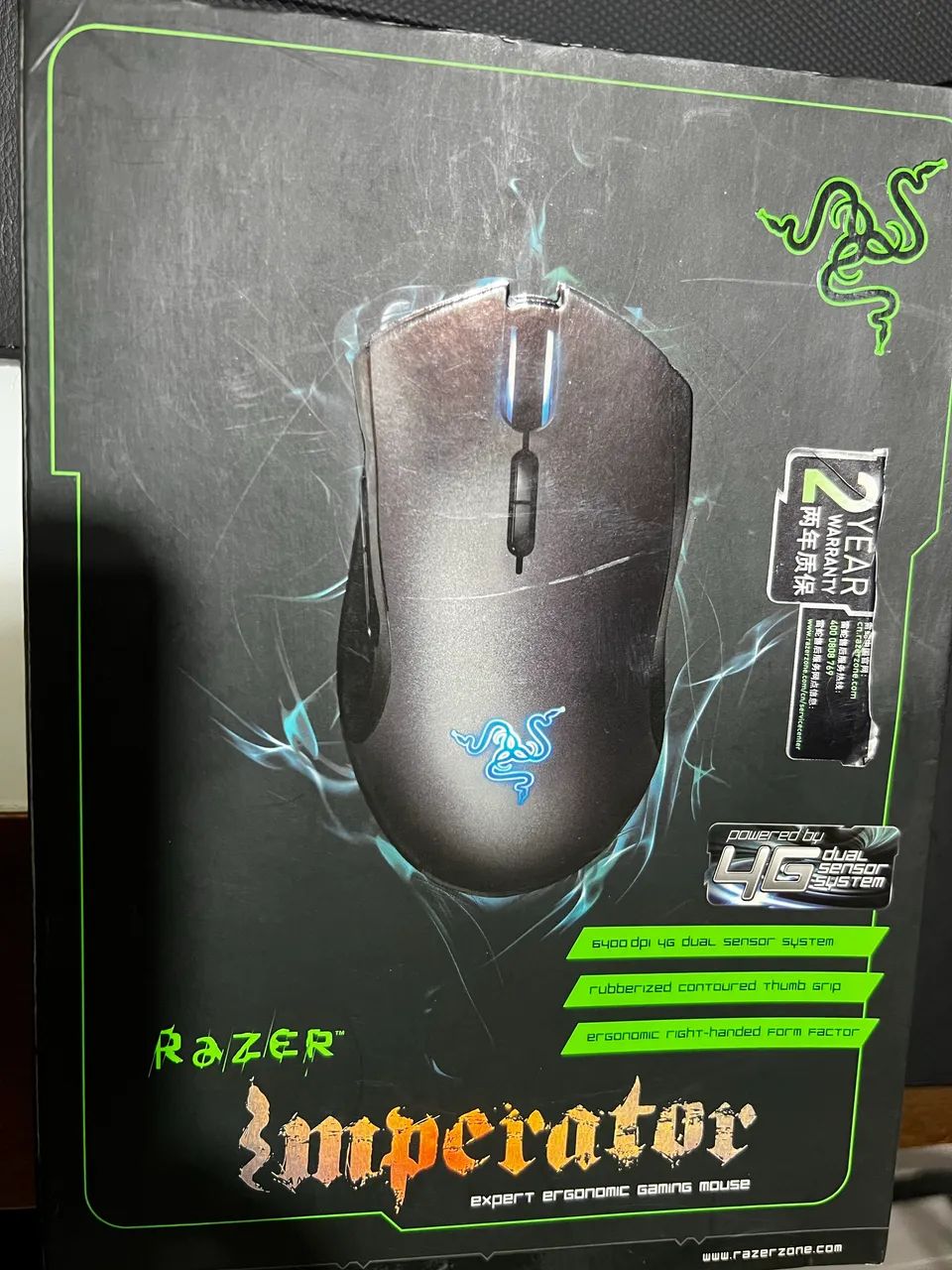 Mouse Gamer Razer Imperator 4G.