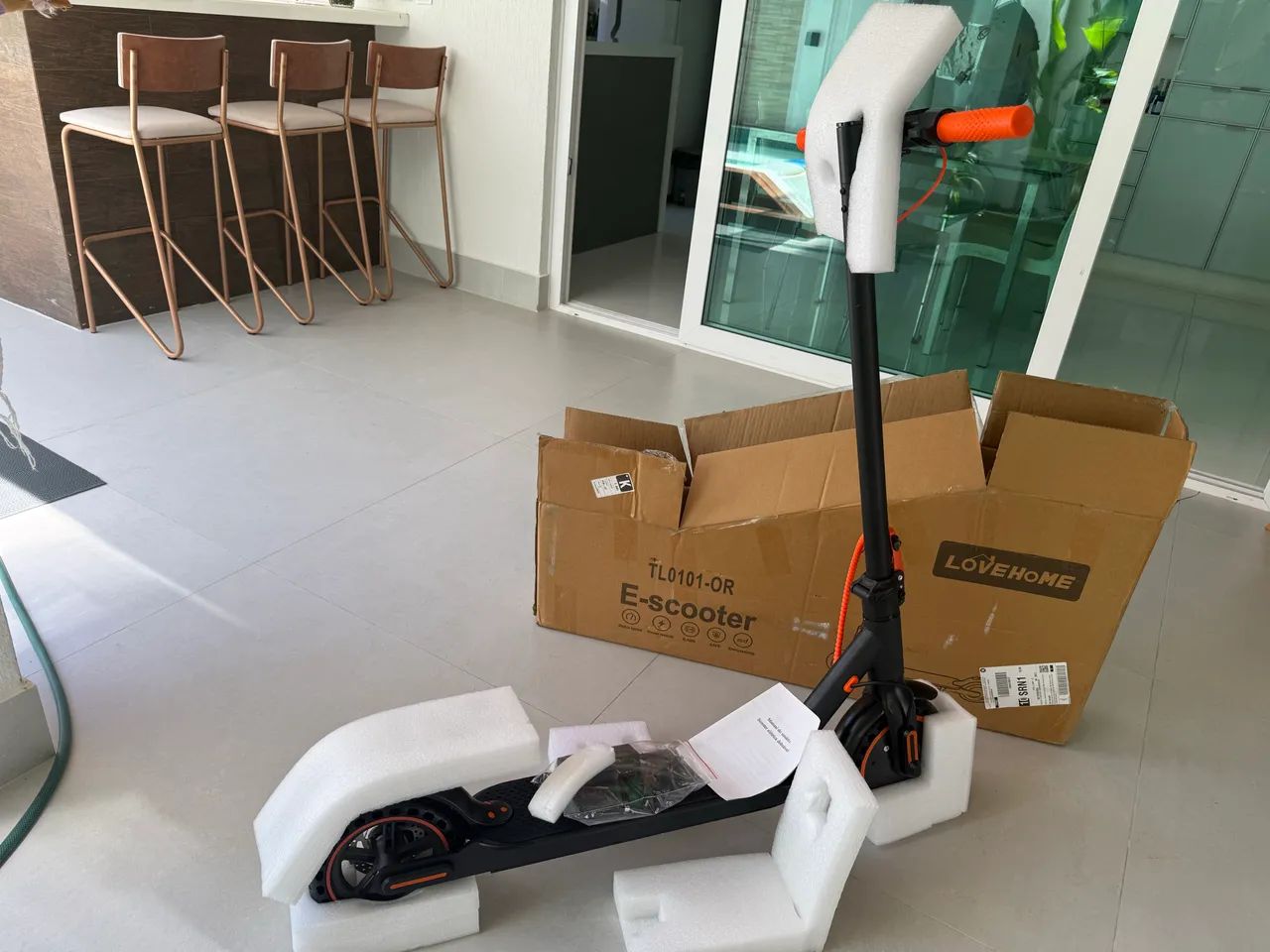 Patinete Elétrico 350W Novo na Caixa Bluetooth App - Foto 4