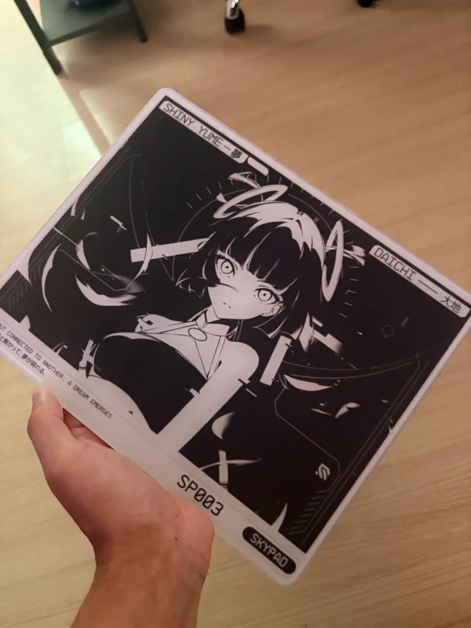 Mousepad de vidro pequeno  - Foto 2