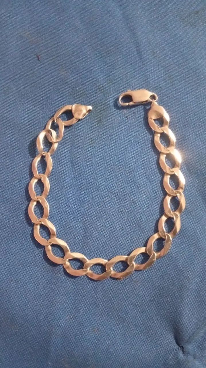 Pulseira de prata 10mm , pra vender  - Foto 2