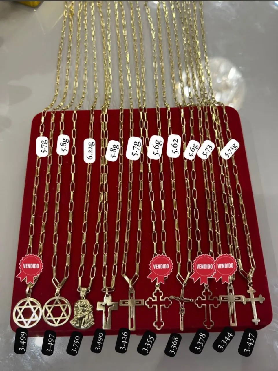Corrente de ouro 18k(750)