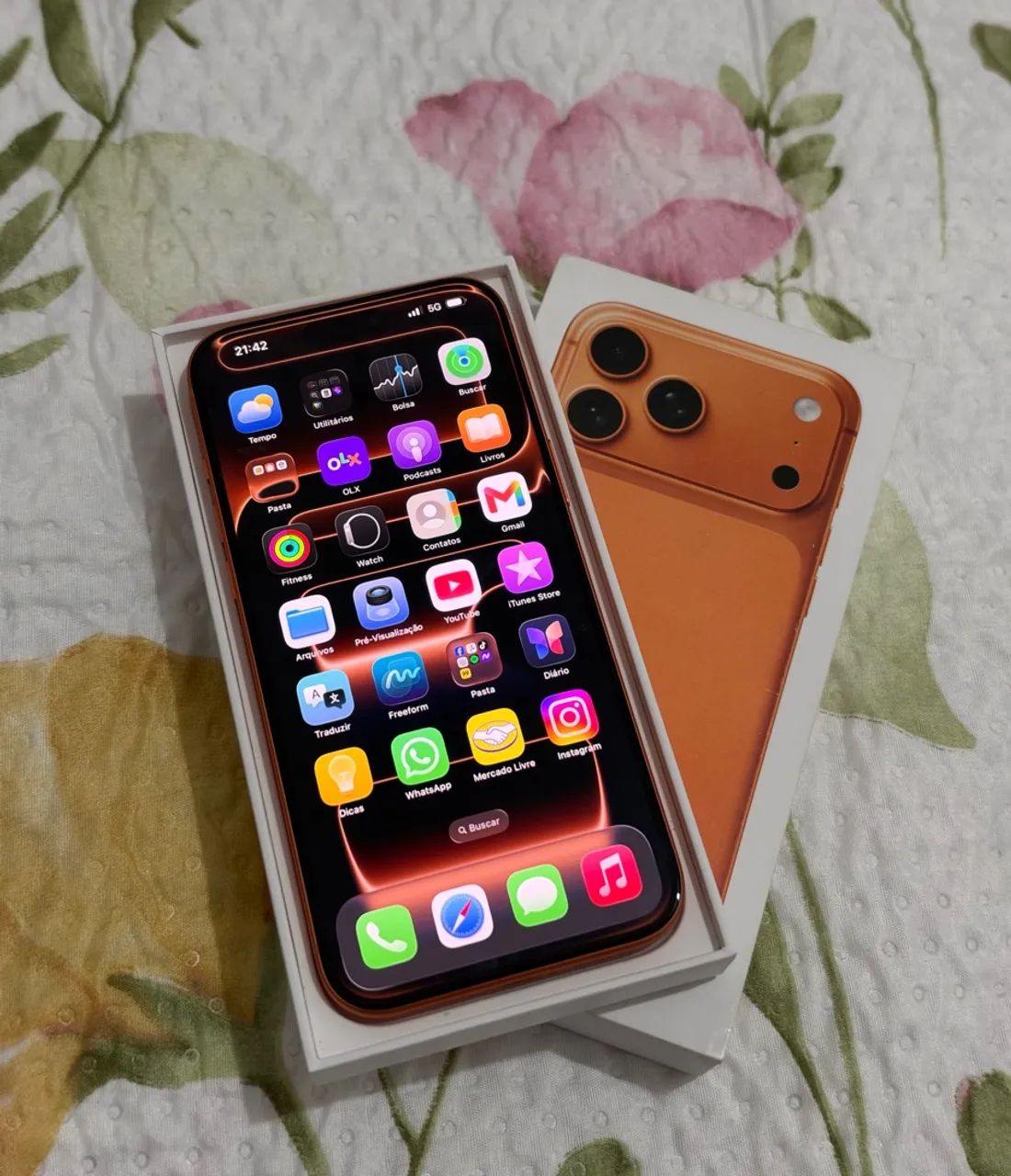 iPhone 17 Pro Max 256GB Laranja Cósmic  - Foto 2