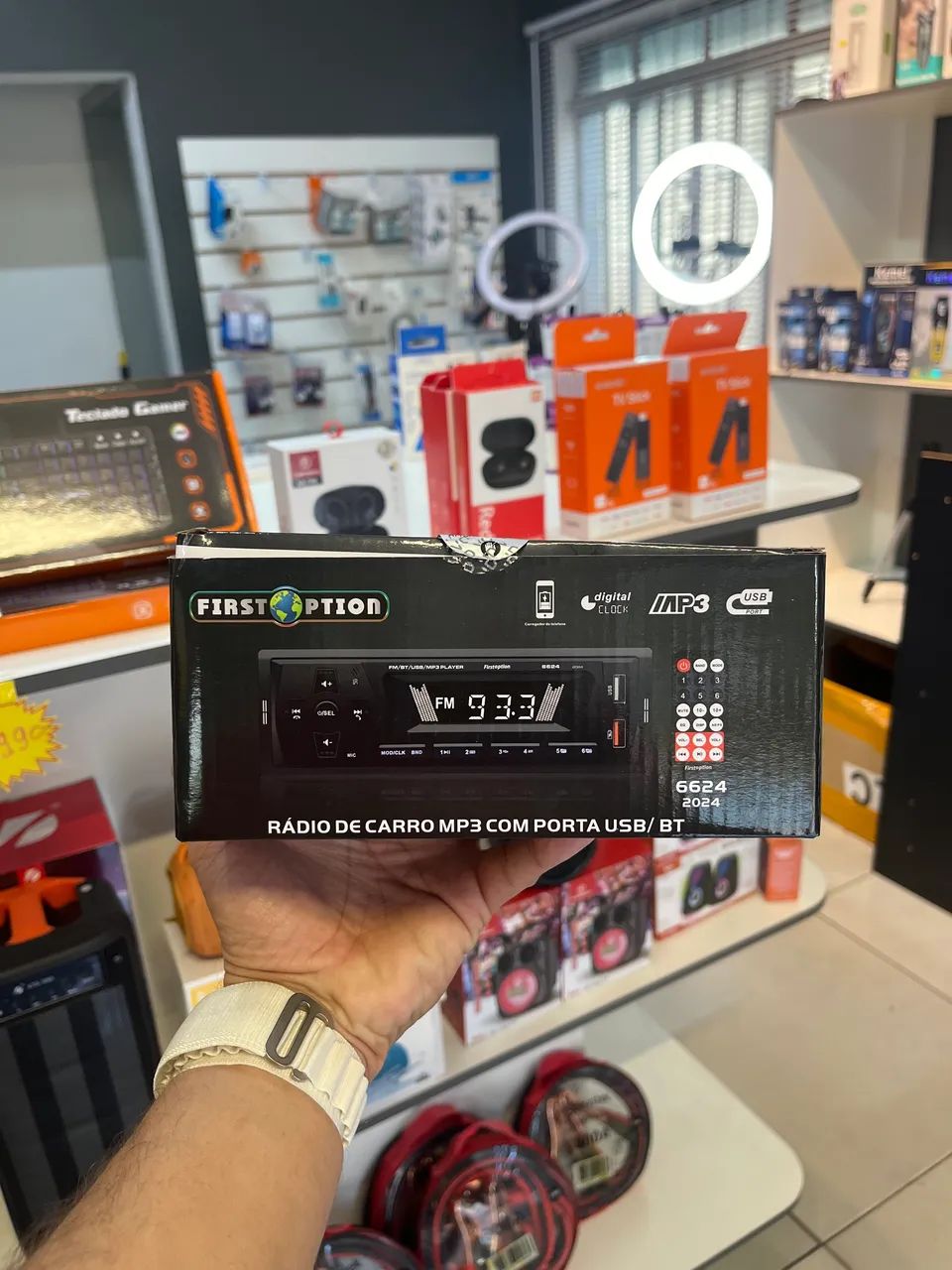 Rádio de carro MP3 USB Bluetooth 