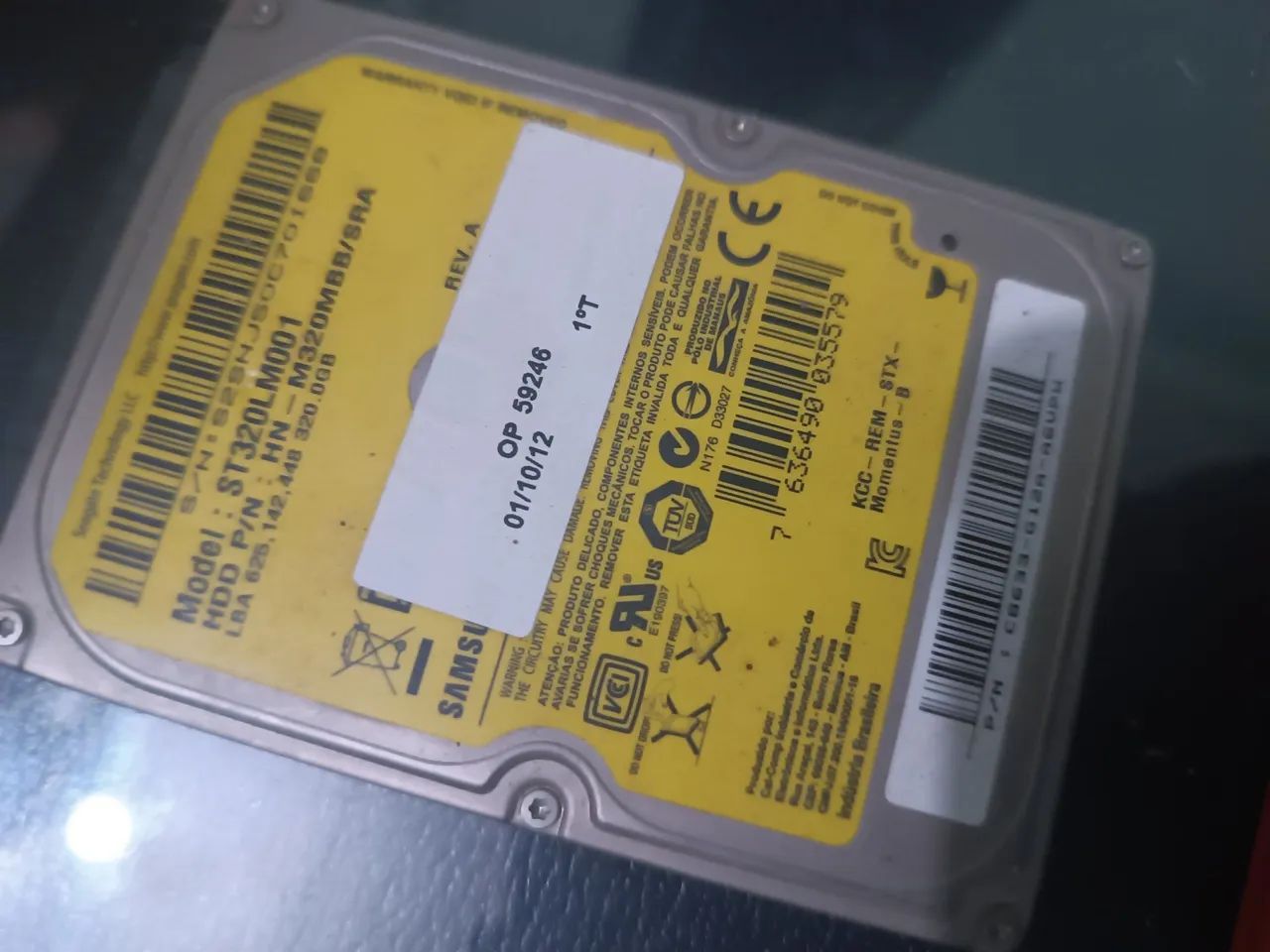 HD Samsung para Notebook 320GB423878270723051522