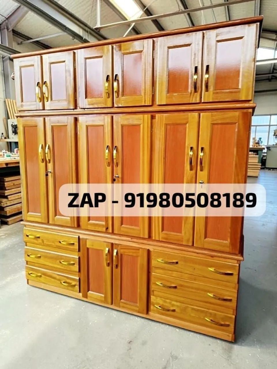 Guarda - roupa de casal de madeira fabricação própria  - Foto 2